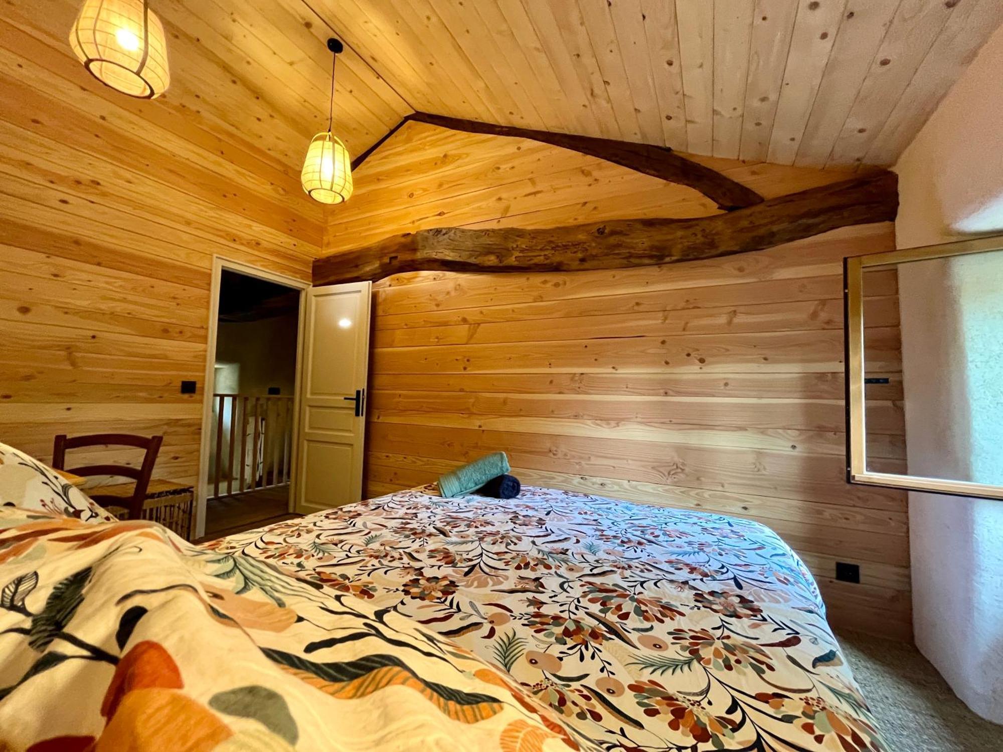 Parenthese En Foret - Lodge Baliveau Le Bez  Exteriör bild